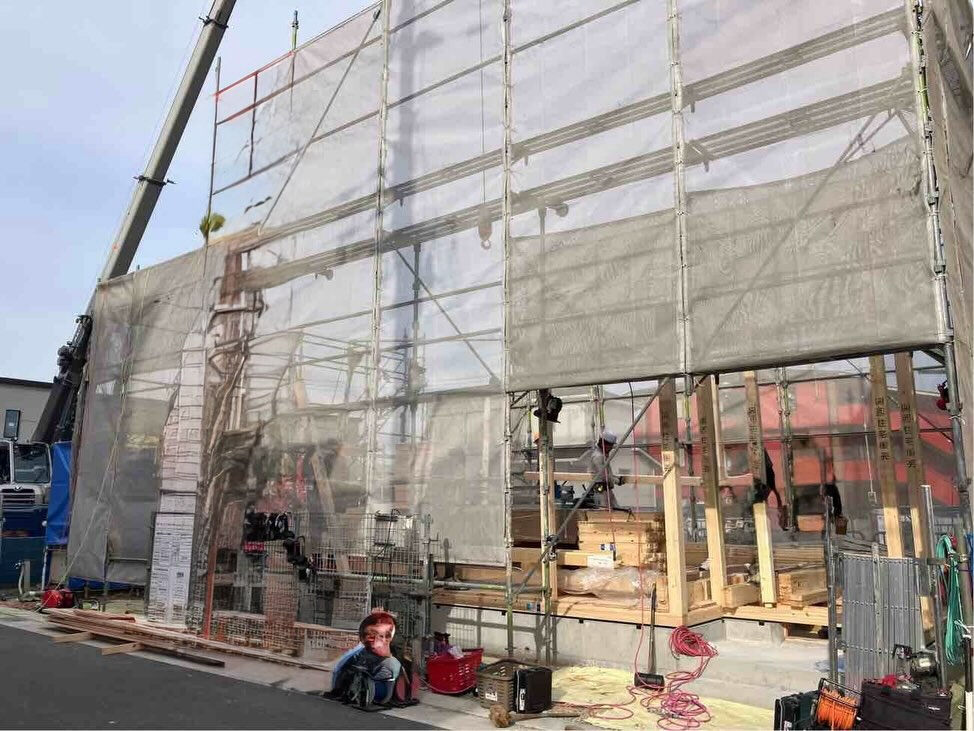 こちらは、加古川市平岡町一色にある建設現場からの報告です