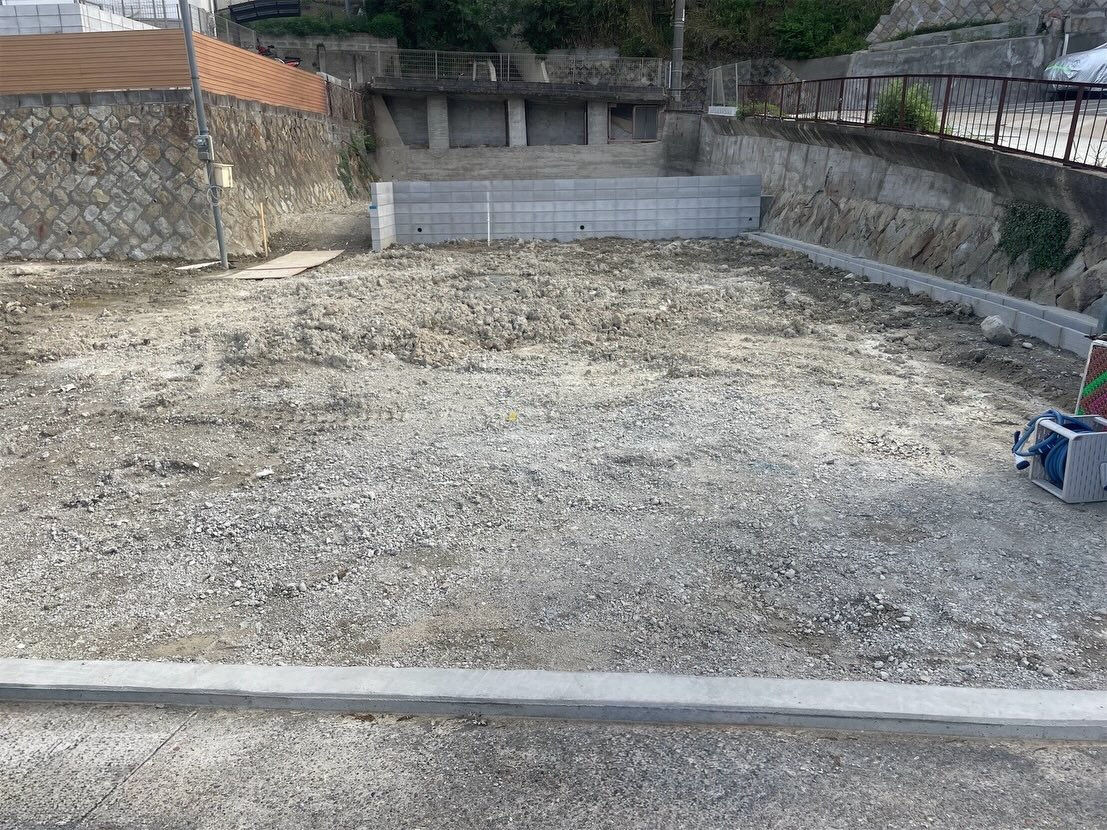 神戸市永田天神エリアにおいて、待望の3棟の新築基礎工事が着工