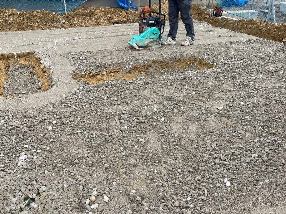 兵庫県神戸市垂水区青山台にて、新たな新築基礎工事が開始されま
