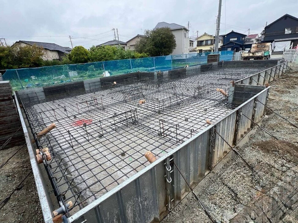 今日は神戸市垂水区、加古川市、明石市の各現場で配筋検査が行わ