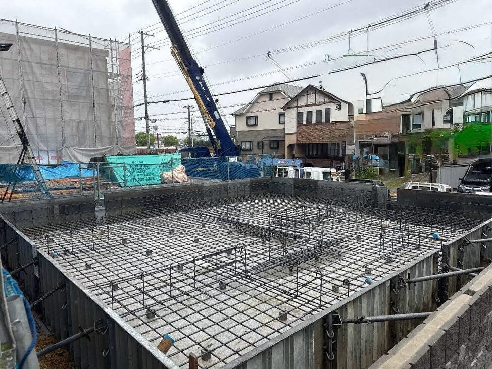 今日は神戸市垂水区、加古川市、明石市の各現場で配筋検査が行わ
