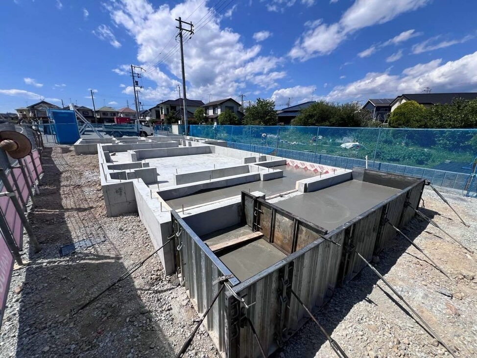 加古川市の現場では、基本的な土木工事が一段階の完了を迎えまし