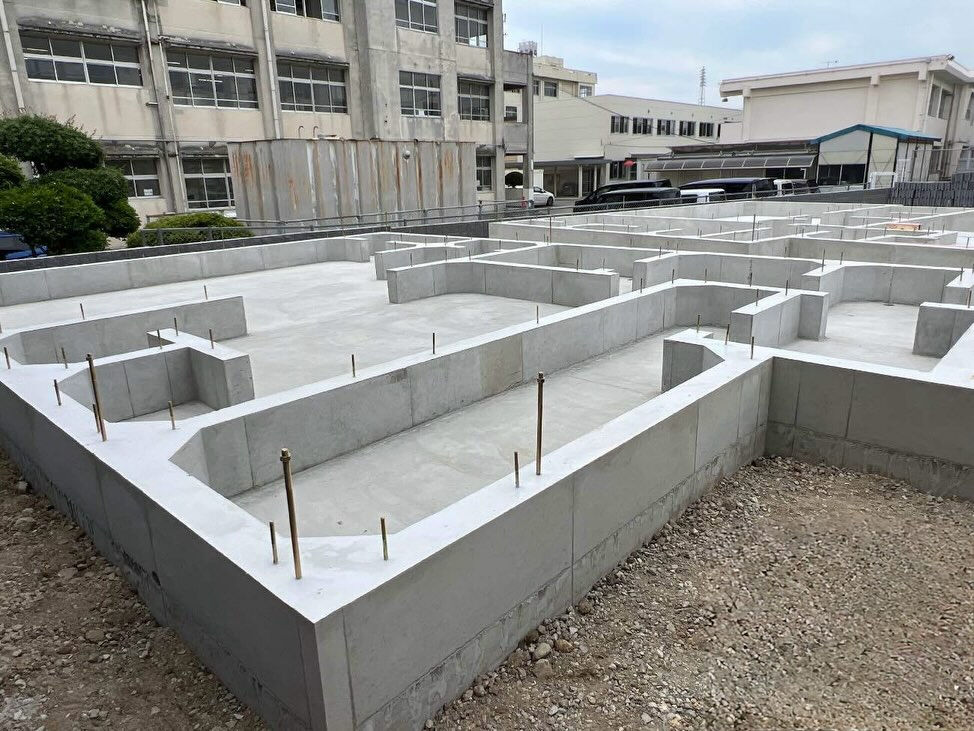 基礎工事が無事完了しました