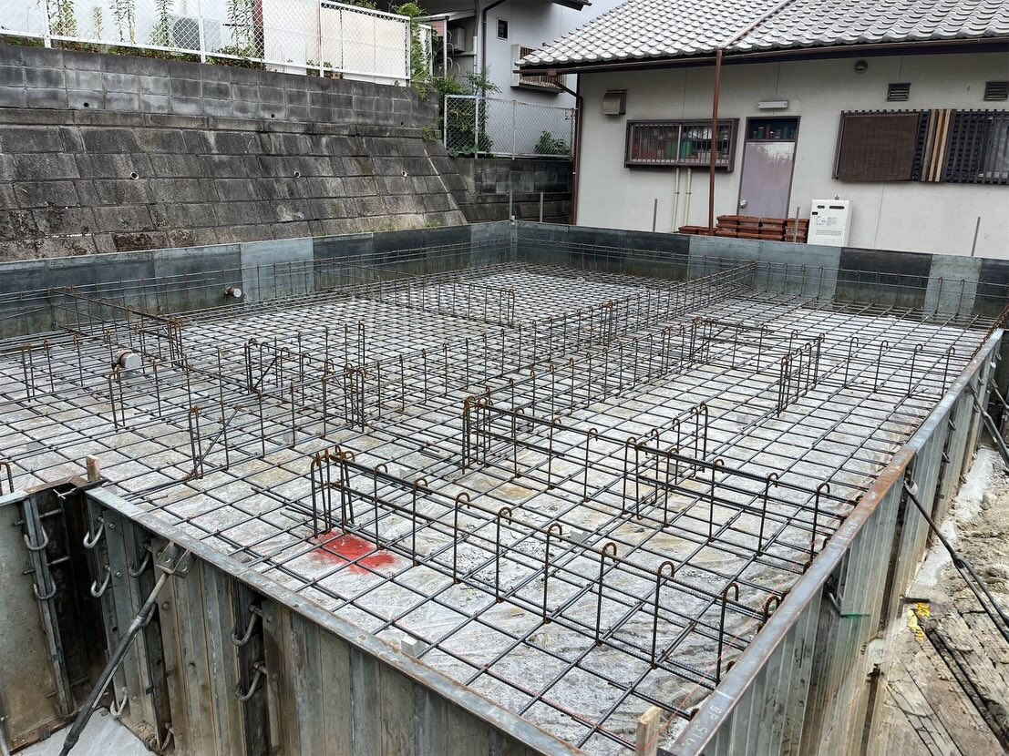 基礎工事が順調に進んでいます