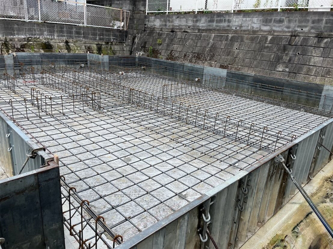 基礎工事が順調に進んでいます