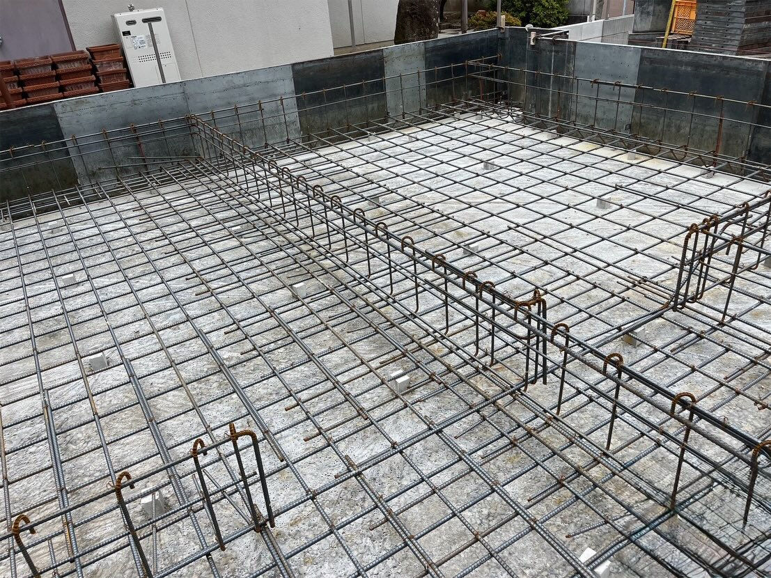 基礎工事が順調に進んでいます