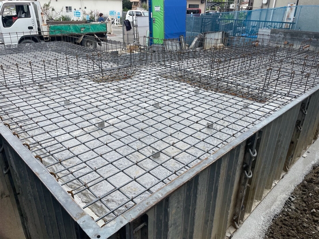 基礎工事が、着々と進行しています
