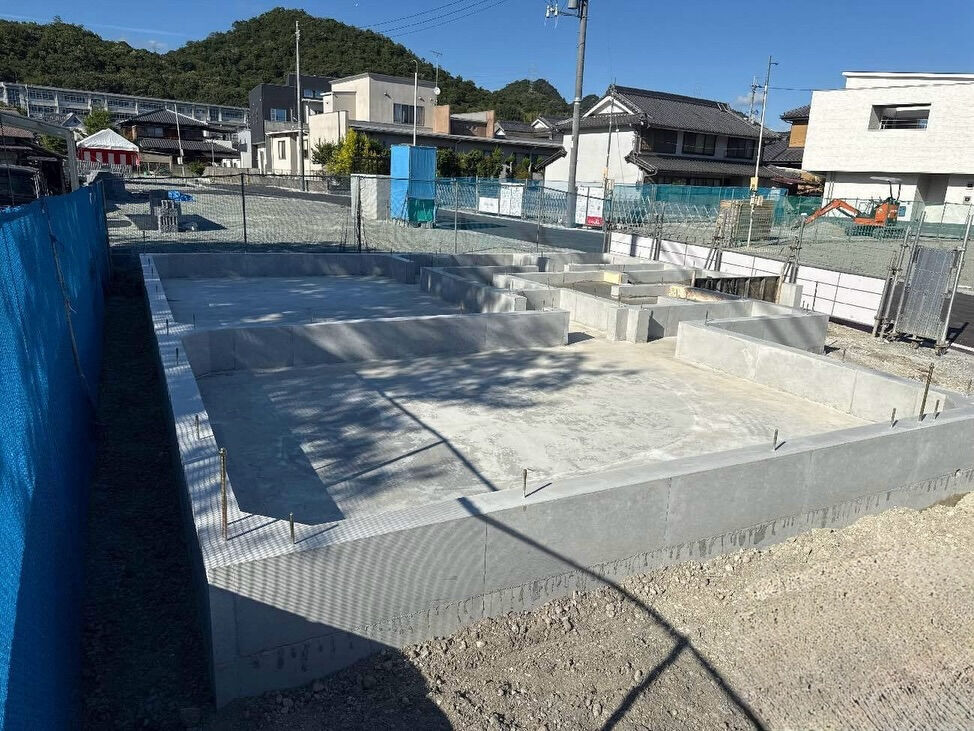 基礎工事が無事に完了しました
