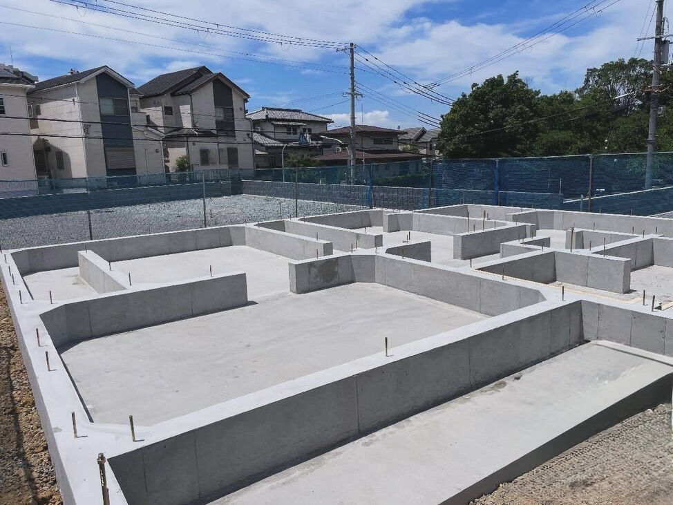 基礎工事が順調に進んでいます！