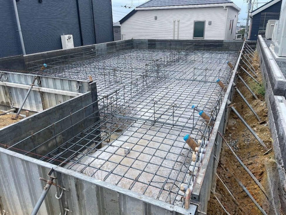 配筋検査が無事に完了しました