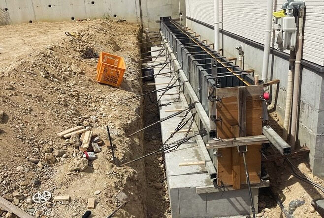 神戸市垂水区で進行中の擁壁工事についてお知らせいたします