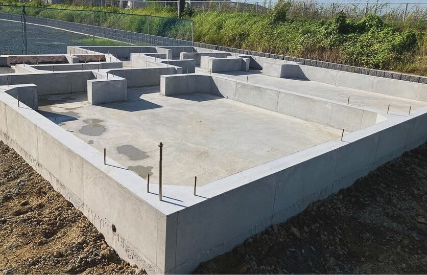 明石市に位置する大型団地の基礎の建設がこの度、二棟無事に完成