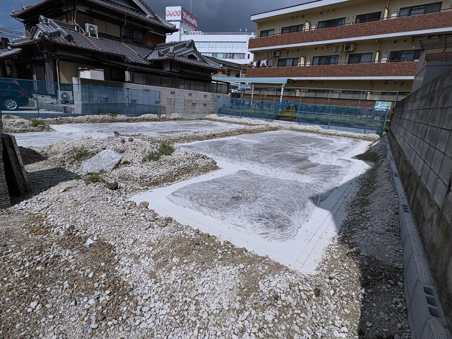伊丹市の現場では、掘削作業が無事に完了いたしました