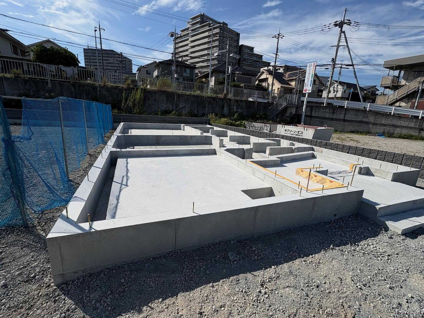 明石市南部の現場において、無事にプロジェクトを完成させること