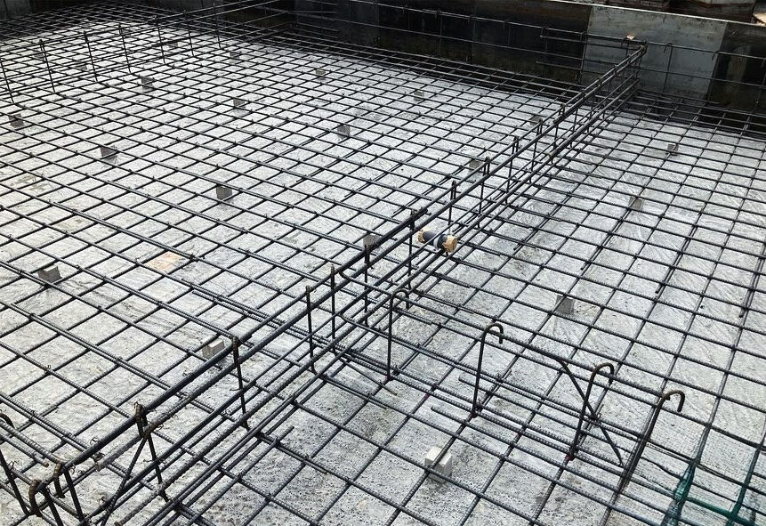明石市大久保では、建設現場での配筋検査がうまく進み、その後ベ