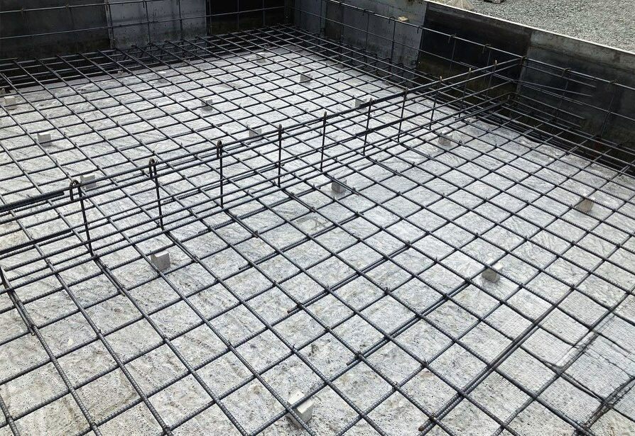 明石市大久保では、建設現場での配筋検査がうまく進み、その後ベ