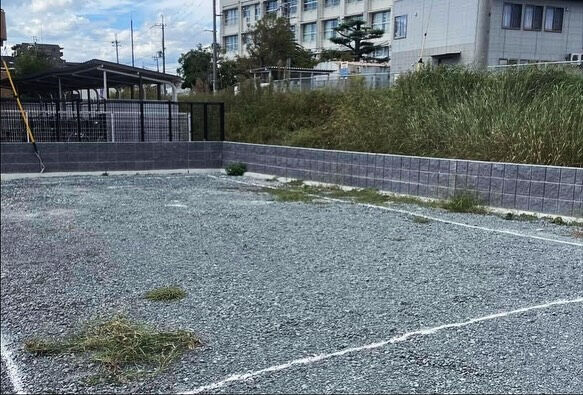 本日、明石市の大型団地開発プロジェクトにおいて、2棟の基礎工