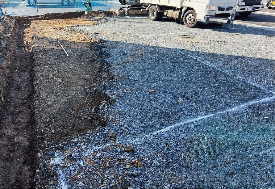 明石市の大型団地では、基礎工事が新たにスタートしました