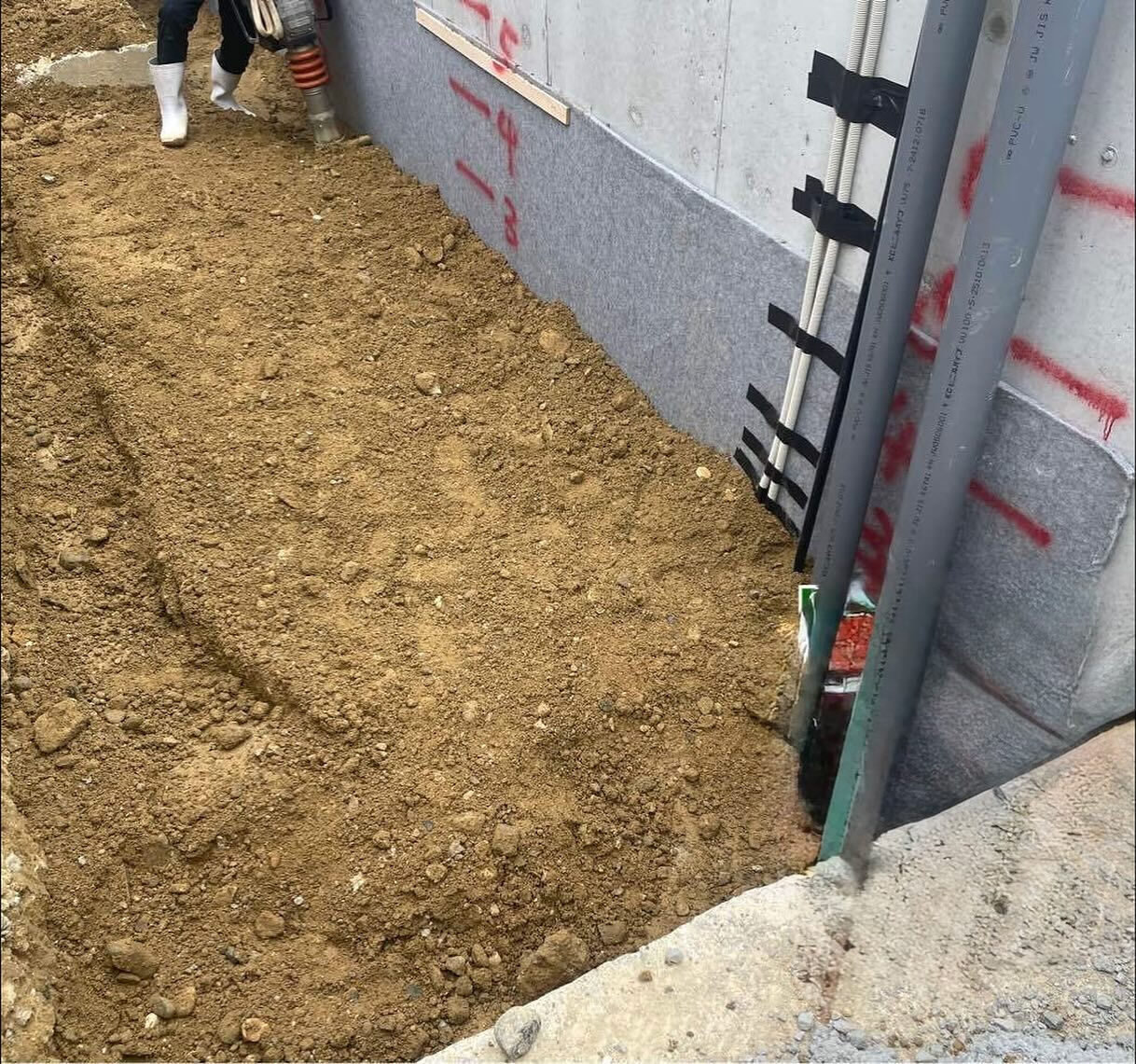 神戸市垂水区での擁壁工事が無事完了しました