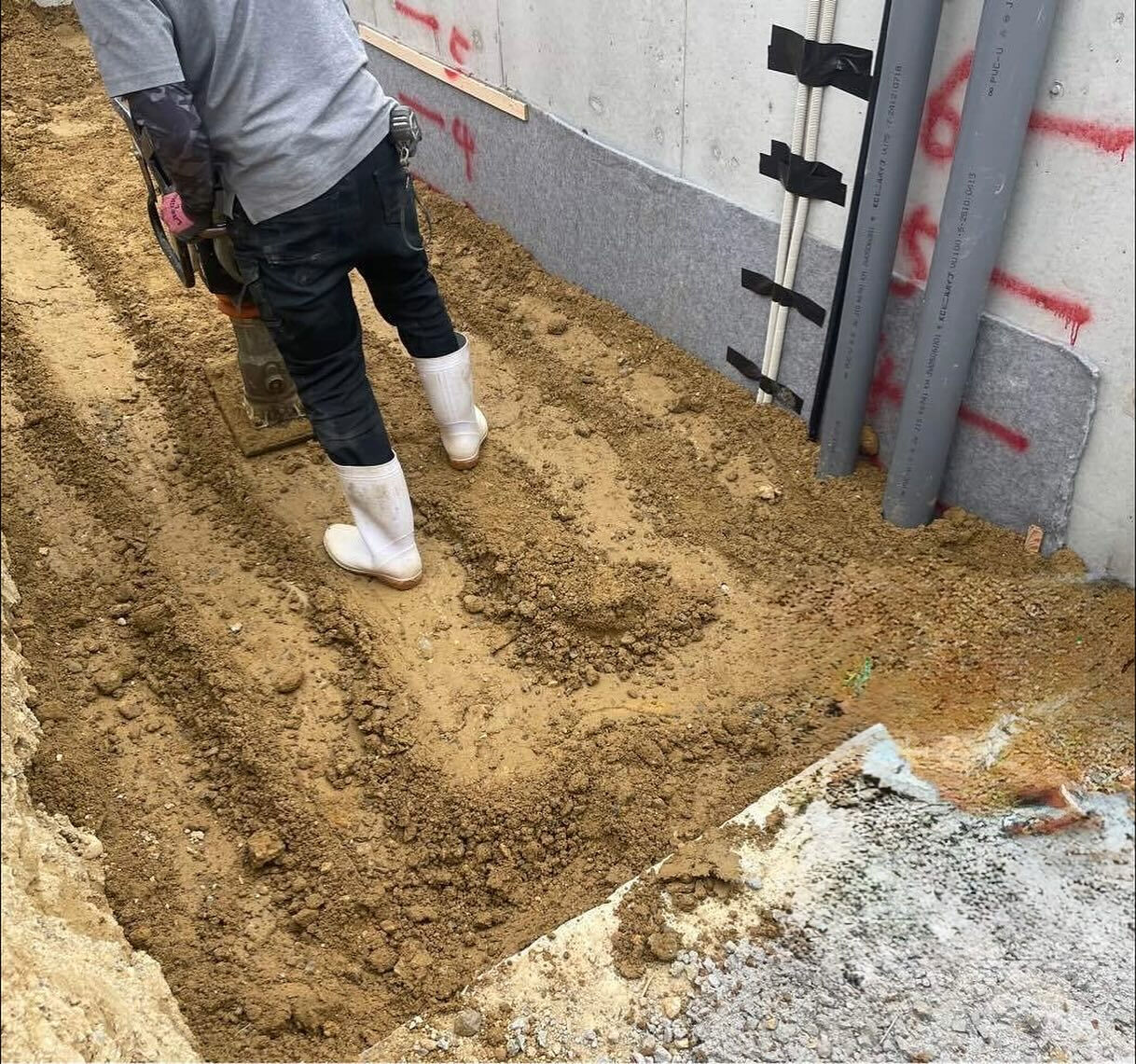 神戸市垂水区での擁壁工事が無事完了しました