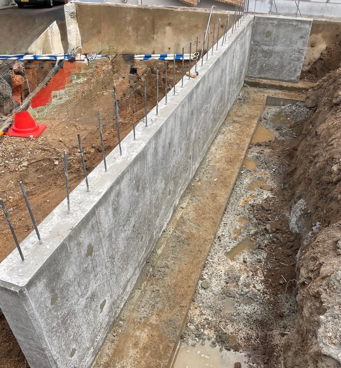 須磨区関守町の建設プロジェクトの進捗状況をご案内いたします