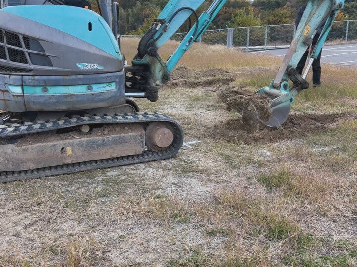 淡路市津名地域にて、新たなプロジェクトの基礎工事が正式に始動