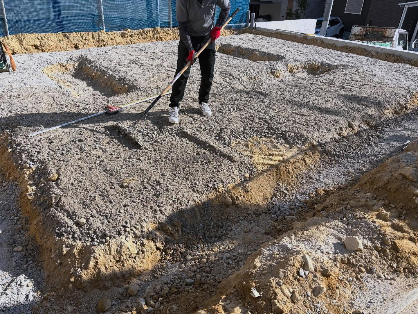 神戸市垂水区における基礎工事の掘削作業がスタートしました