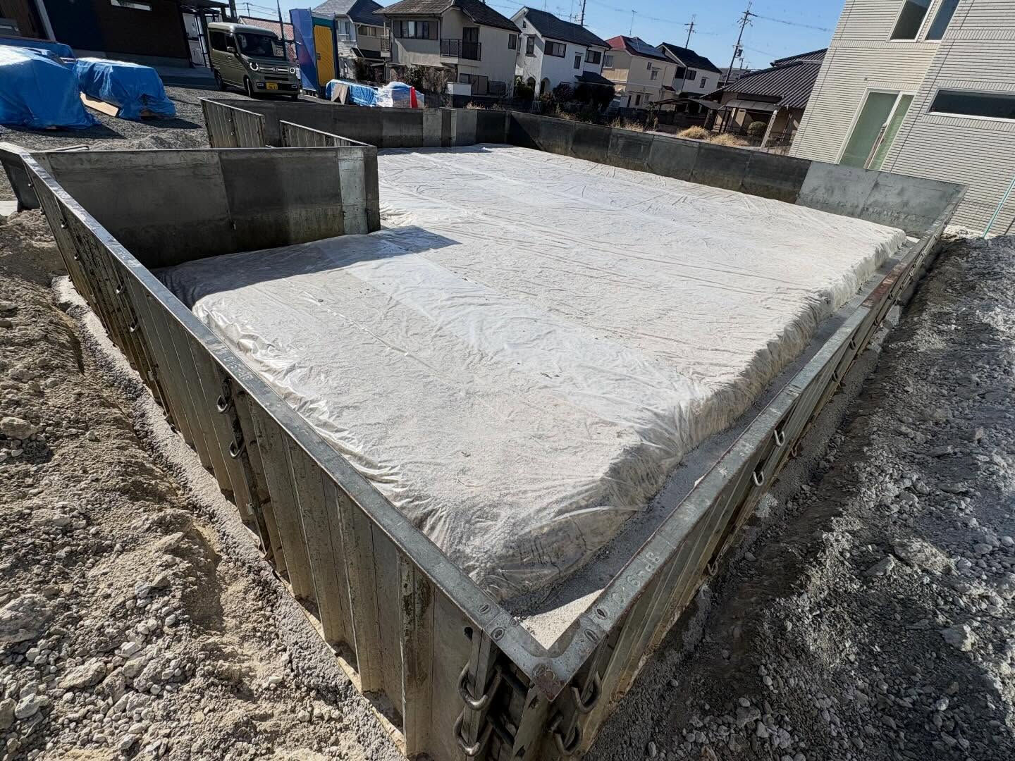 加古川市土山の団地プロジェクトでは、現在工事が順調に進んでい