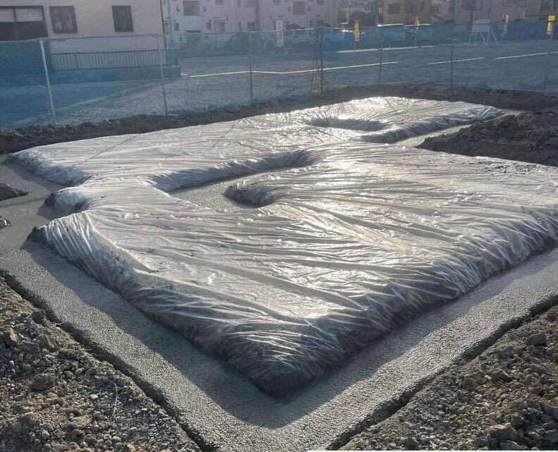 神戸市垂水区において、大型団地の基礎工事が正式に着工しました