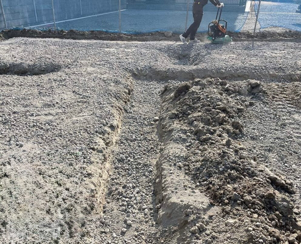 神戸市垂水区において、大型団地の基礎工事が正式に着工しました