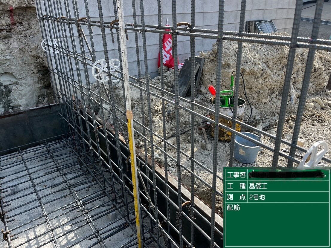 神戸市須磨区竜が台で進行中の2棟の建設現場の最新の進捗状況に