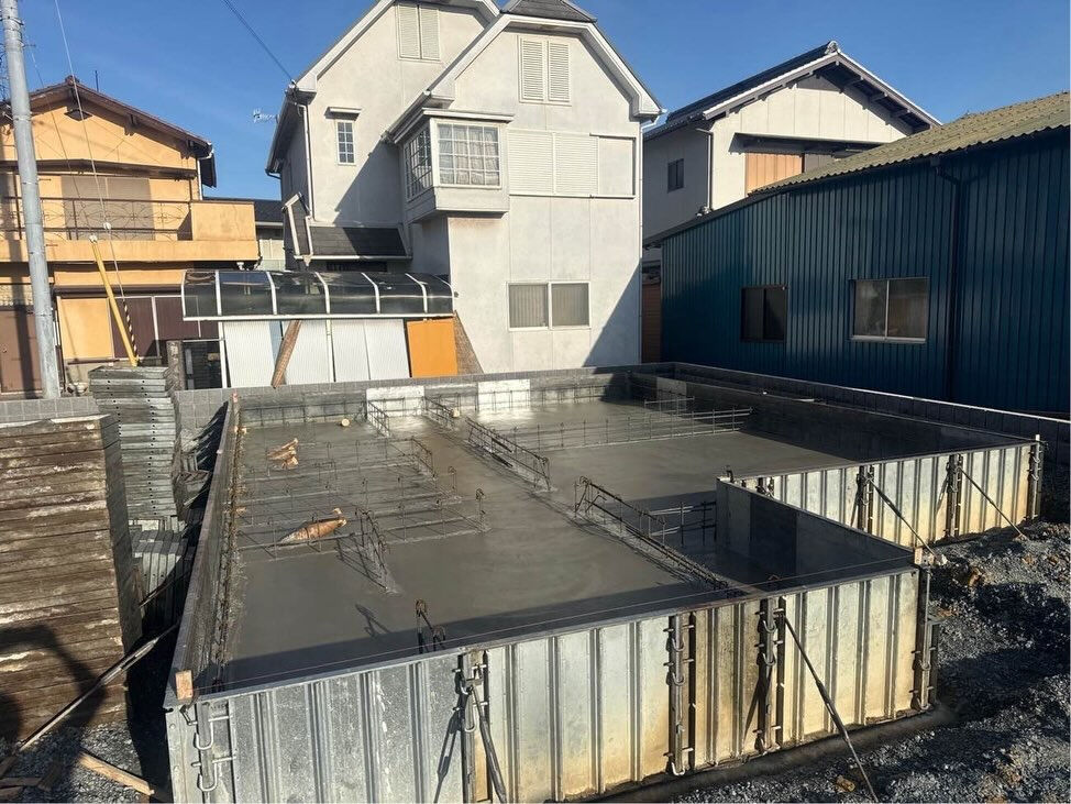 東加古川地域での新築工事が着実に進行しています
