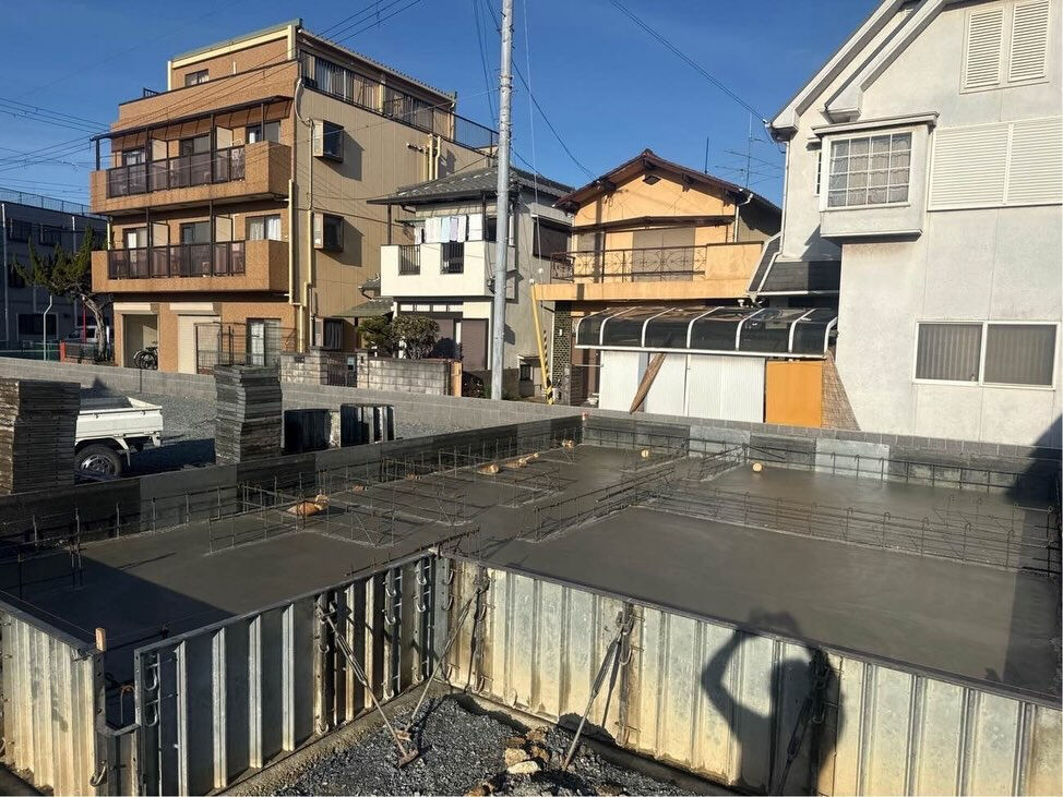東加古川地域での新築工事が着実に進行しています
