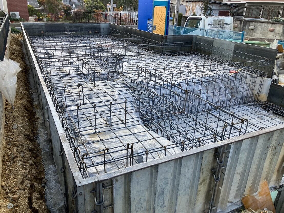 神戸市西区伊川谷町有瀬における新築工事は、順調に進行しており