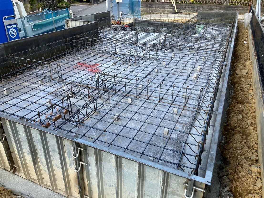 神戸市西区伊川谷町有瀬における新築工事は、順調に進行しており