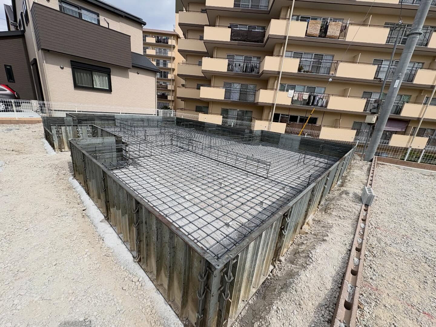 西明石の和坂地域での配筋工事が無事に完了いたしました