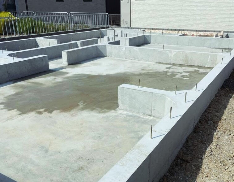 加古川市平岡町一色の建設現場の進捗状況についてお知らせいたし